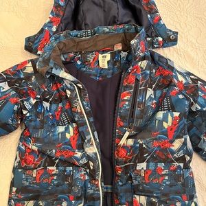 H&M boys Spider-Man winter jacket.